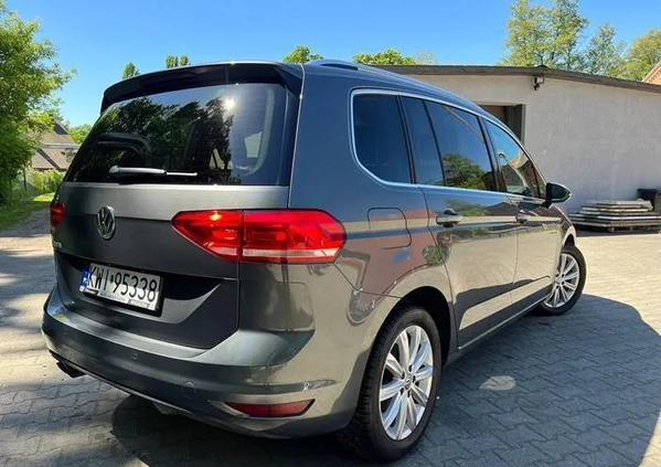Volkswagen Touran cena 94900 przebieg: 116500, rok produkcji 2018 z Barlinek małe 106